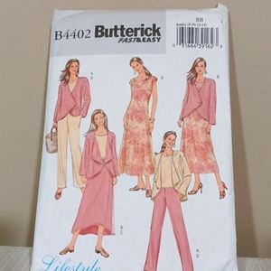 Butterick Size 8-14 Wardrobe Pattern #B4402